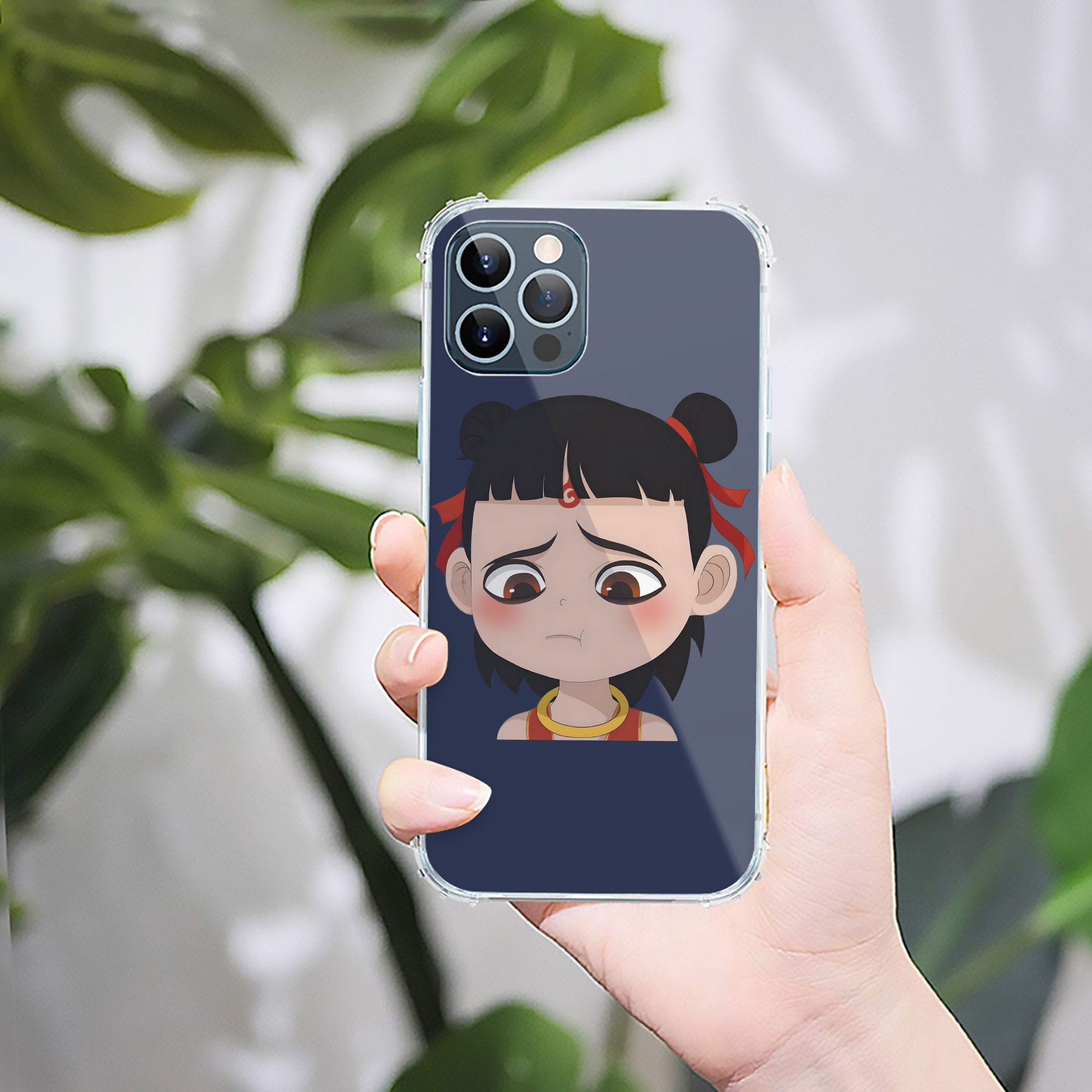 （画像用） Ne Zha 2 ナタ 魔童の大暴れ 【iPhone 12シリーズ対応】透明スマホケース（クリアソフトケース）